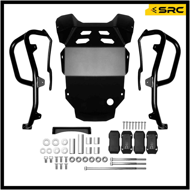 Crash Bars /  Engine Guard with integrated skid plate HONDA CRF 300L Rally 2021-2025