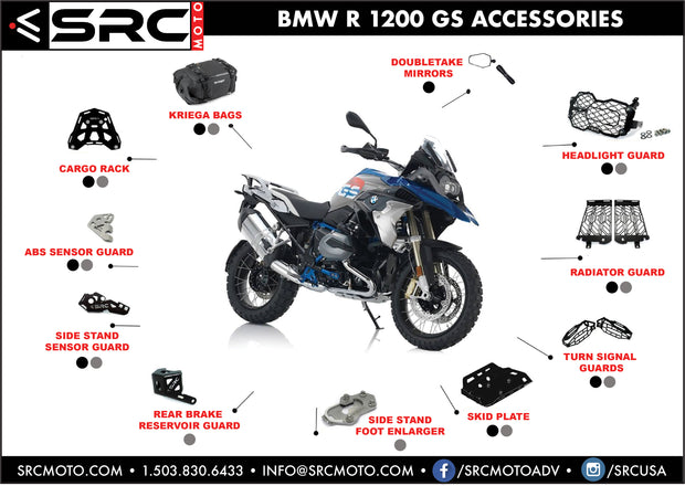 Racks & Luggage BMW R 1200/1250 GS – SRC MOTO