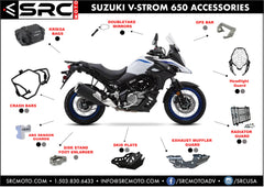 Support GPS moto, support de téléphone moto haute résistance pour la  navigation pour Suzuki V-strom Dl1000 2014-2019 pour Suzuki V-strom Dl650